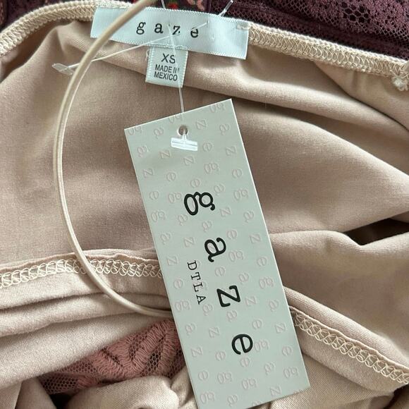 Gaze Women Sleeveless Ruched Tank Top Tan Brown Neutral Minimalist NWT Size XS - Picture 4 of 6